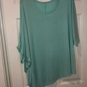 Mint green short sleeve top